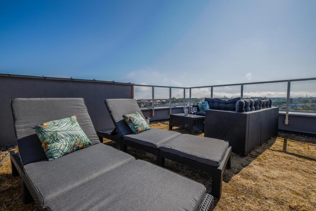 Rooftop Apartment Brzezno With The Sea View Gdansk Exterior photo